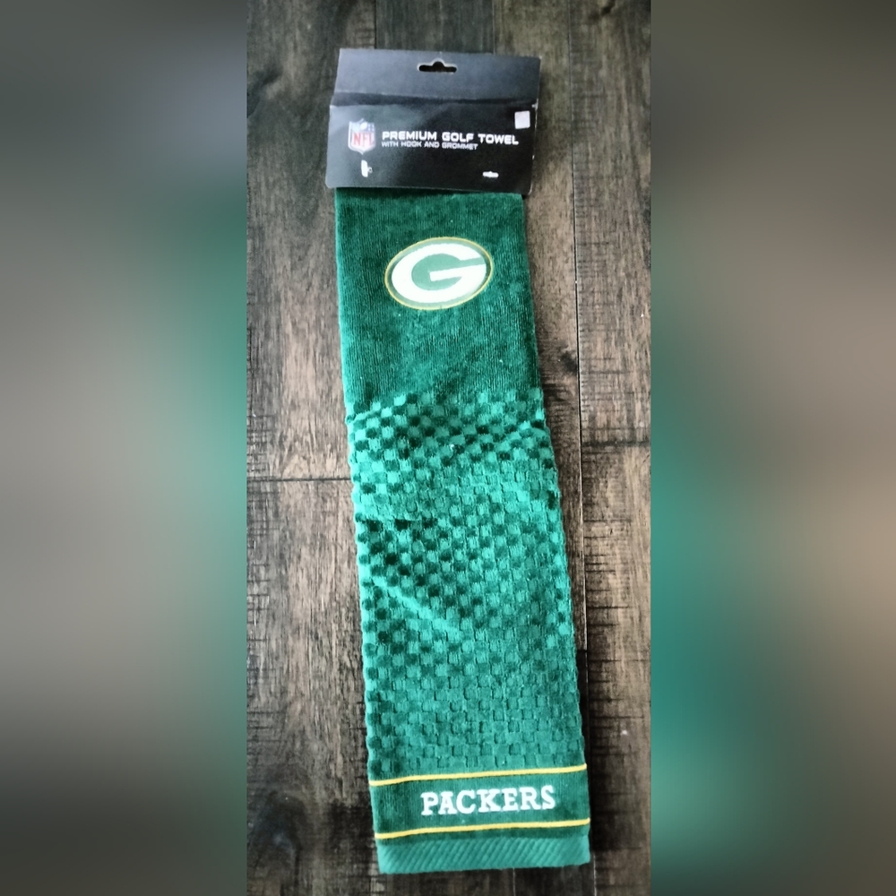Green Bay Packers Green Golf Towel